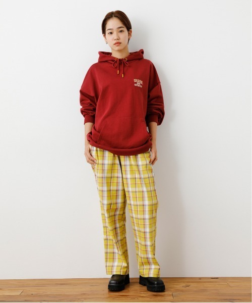 RODEO CROWNS WIDE BOWL（ロデオクラウンズワイドボウル）の「SHARE BIG パーカー（パーカー・レディース・ダークグリーン/マジェンタ/ブラック/グレー×ホワイト・FREE）」の8枚目の写真