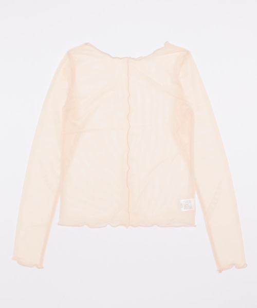 apres jour(アプレジュール)の「メローシアーインナー【ZOZOTOWN限定アイテム】(Tシャツ/カットソー・レディース・ブラック/ダークブラウン/アイボリー/ピンクベージュ・X-LARGE/フリー)」の5枚目の写真