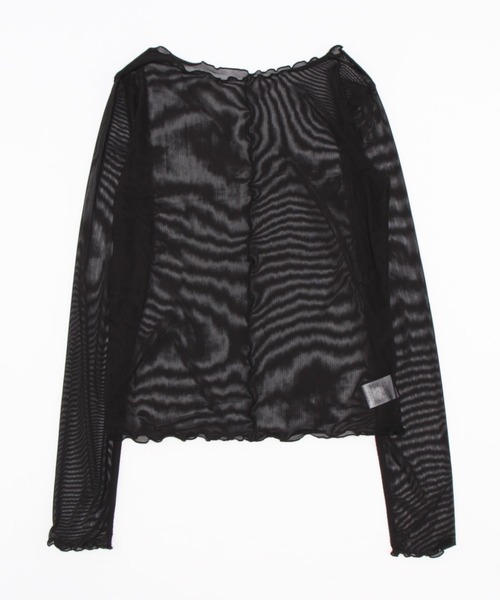 apres jour(アプレジュール)の「メローシアーインナー【ZOZOTOWN限定アイテム】(Tシャツ/カットソー・レディース・ブラック/ダークブラウン/アイボリー/ピンクベージュ・X-LARGE/フリー)」の6枚目の写真