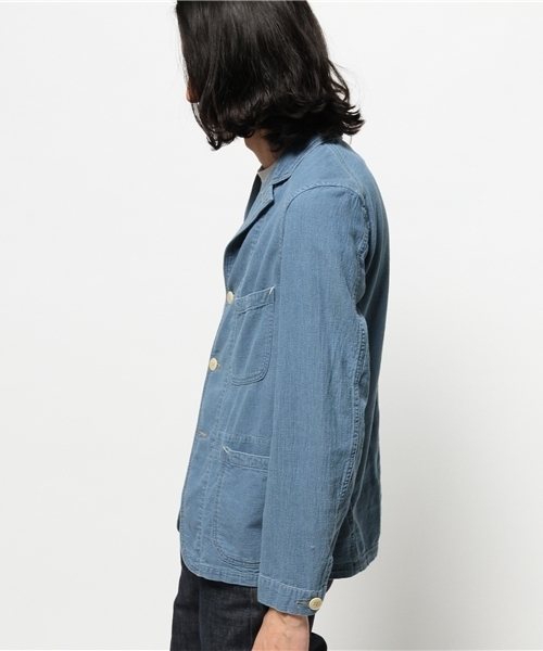 JOURNAL STANDARD J.S HOMESTEAD（ジャーナルスタンダードホームステッド）の「インディゴパナマカバーオールジャケット （カバーオール）」 WEAR