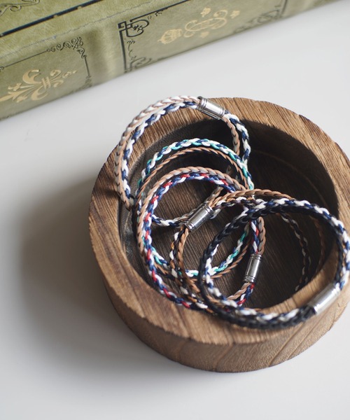 STYLE NUMBER（スタイルナンバー）の「【 STYLE NUMBER / スタイルナンバー 】ワンタッチ 編み込み レザー