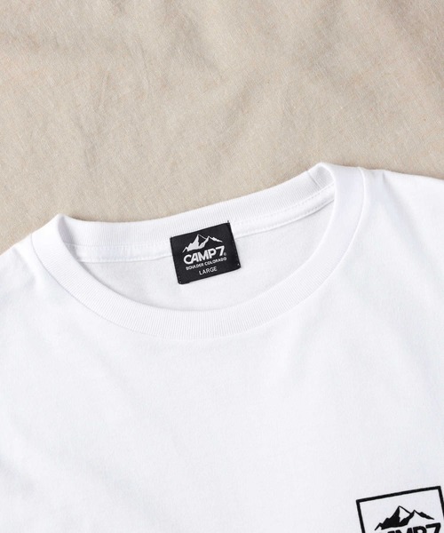 CAMP7(キャンプセブン)の「【CAMP7】イラストロンT(Tシャツ/カットソー・メンズ・ホワイト/ブラック・S/L/M/XL)」の12枚目の写真
