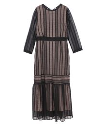 LAGUNAMOON | 【WEB限定】LADYストライプレースワンピース(ドレス)