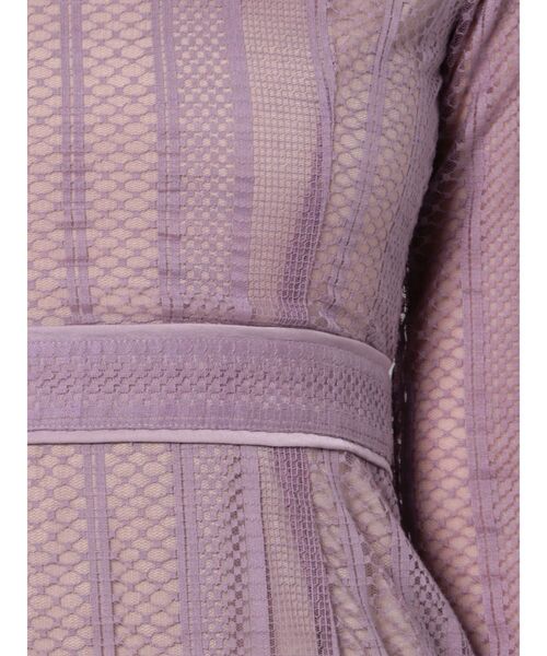 LAGUNAMOON（ラグナムーン）の「【WEB限定】LADYストライプレースワンピース（ドレス・レディース・ブラック/ブルー/パープル・SMALL/MEDIUM）」の6枚目の写真