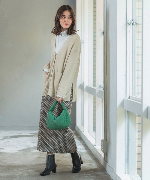 LEPSIM(レプシィム)の「キルティングクロワッサンショルダーバッグ 162524(ショルダーバッグ・レディース・グリーン/ピンク/アイボリー・ONE SIZE)」の9枚目の写真