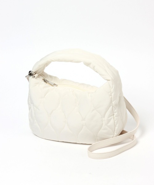 LEPSIM(レプシィム)の「キルティングクロワッサンショルダーバッグ 162524(ショルダーバッグ・レディース・グリーン/ピンク/アイボリー・ONE SIZE)」の10枚目の写真