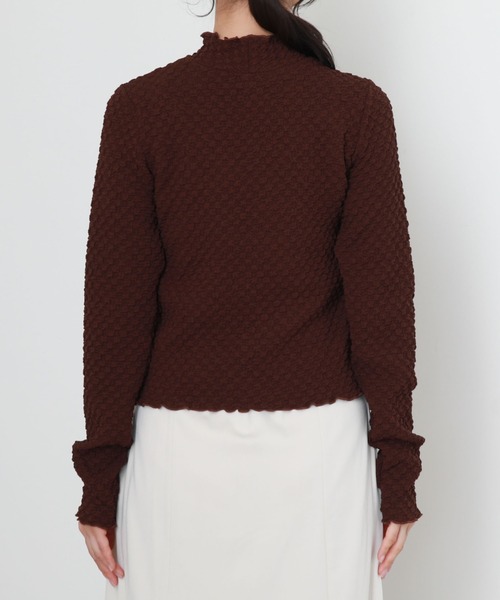 archives(アルシーヴ)の「プチハイカットプルオーバー(Tシャツ/カットソー・レディース・アイボリー/ブラック/ブラウン・MEDIUM)」の8枚目の写真