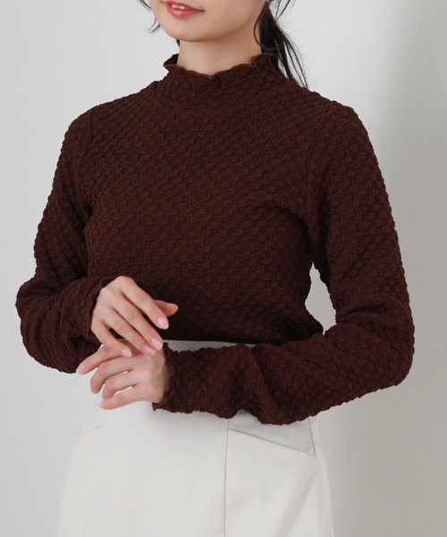 archives(アルシーヴ)の「プチハイカットプルオーバー(Tシャツ/カットソー・レディース・アイボリー/ブラック/ブラウン・MEDIUM)」の18枚目の写真