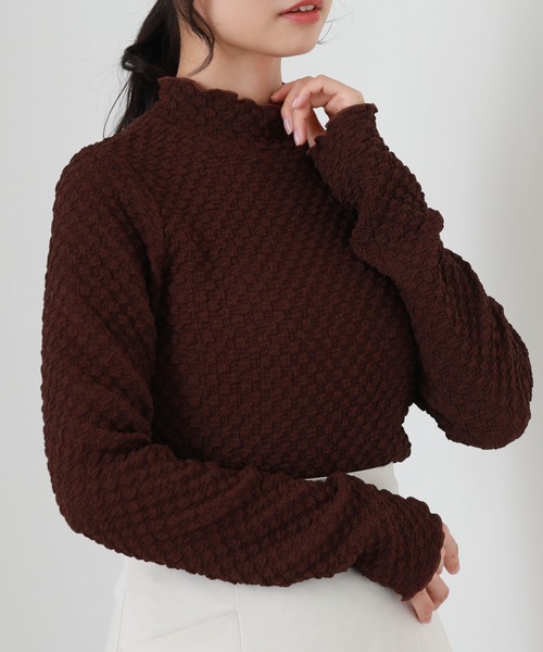 archives(アルシーヴ)の「プチハイカットプルオーバー(Tシャツ/カットソー・レディース・アイボリー/ブラック/ブラウン・MEDIUM)」の19枚目の写真