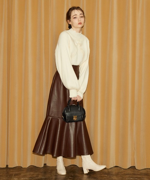 archives(アルシーヴ)の「プチハイカットプルオーバー(Tシャツ/カットソー・レディース・アイボリー/ブラック/ブラウン・MEDIUM)」の14枚目の写真