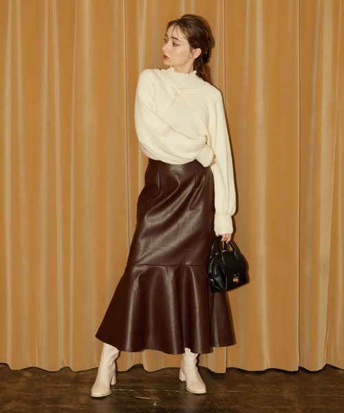 archives(アルシーヴ)の「プチハイカットプルオーバー(Tシャツ/カットソー・レディース・アイボリー/ブラック/ブラウン・MEDIUM)」の17枚目の写真