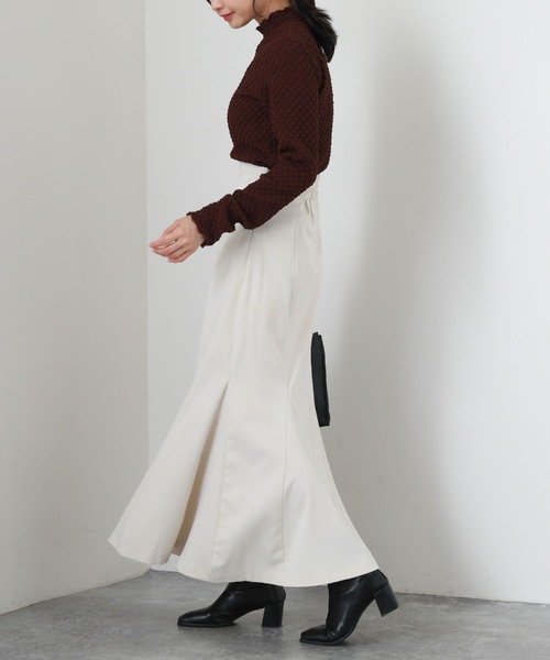 archives(アルシーヴ)の「プチハイカットプルオーバー(Tシャツ/カットソー・レディース・アイボリー/ブラック/ブラウン・MEDIUM)」の5枚目の写真