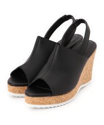 BEAUTY&YOUTH UNITED ARROWS | BYTF コルク　バックストラップ ウエッジ(サンダル)