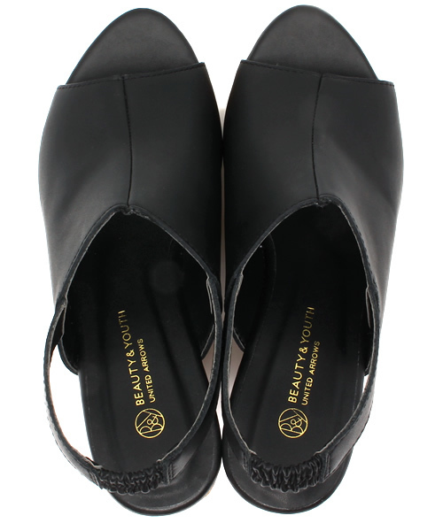 BEAUTY&YOUTH UNITED ARROWS（ビューティーアンドユースユナイテッドアローズ）の「BYTF コルク　バックストラップ ウエッジ◆（サンダル・レディース・ブラック/ベージュ・35h/36h/37/37h/36）」の11枚目の写真