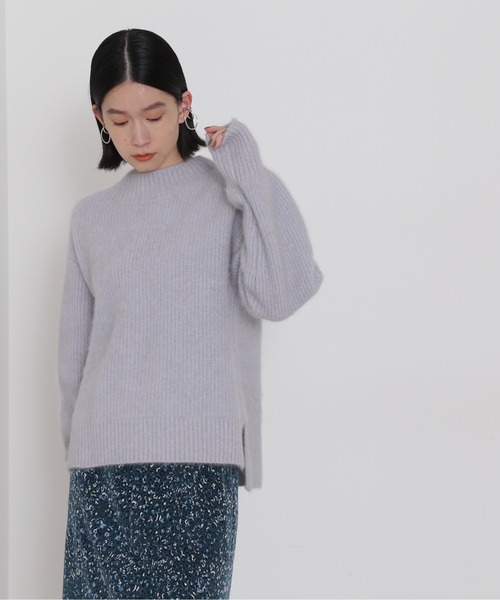 ナチュラルビューティーベーシック　ハンドウォッシャブルフォックスブレンドニット NATURAL BEAUTY BASIC（ナチュラルビューティーベーシック）の「ハンド