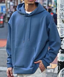 オーバーサイズプルオーバースウェットパーカー メンズ スウェット ビッグシルエット トレーナー メンズ ポンチ素材 春服