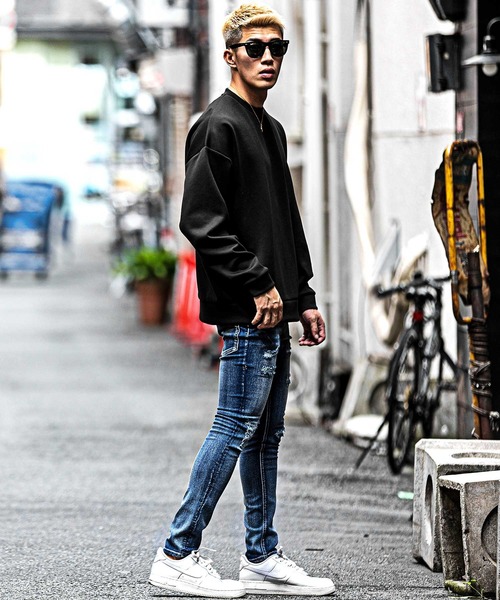 JOKER（ジョーカー）の「オーバーサイズプルオーバースウェットパーカー メンズ スウェット ビッグシルエット トレーナー メンズ ポンチ素材 春服（パーカー・メンズ・アイボリー/ブルー系その他/ブラック系その他/グレー/グリーン系その他/ブラック/ホワイト系その他/グリーン/ブルー/グレー系その他・XL/M/L）」の17枚目の写真