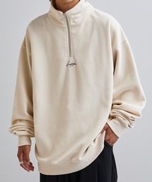 Kappa | Kappa / カッパ 別注 ロゴ刺繍 オーバーサイズ ハーフジップ フリースプルオーバー(スウェット)