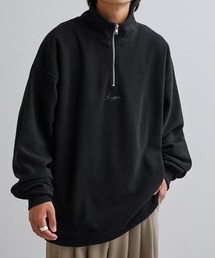 Kappa | Kappa / カッパ 別注 ロゴ刺繍 オーバーサイズ ハーフジップ フリースプルオーバー(スウェット)