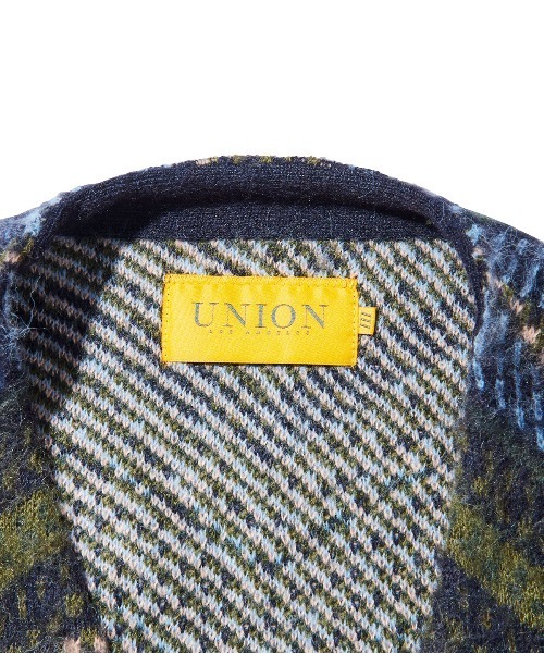 UNION(UNION TOKYO)(ユニオン)の「UNION TOKYO MICHEAUX CARDIGAN ユニオン カーディガン(カーディガン/ボレロ・メンズ・グリーン/レッド・MEDIUM/SMALL/LARGE/XX-LARGE/X-LARGE)」の7枚目の写真