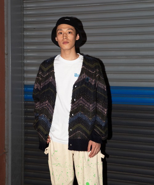 UNION(UNION TOKYO)(ユニオン)の「UNION TOKYO MICHEAUX CARDIGAN ユニオン カーディガン(カーディガン/ボレロ・メンズ・グリーン/レッド・MEDIUM/SMALL/LARGE/XX-LARGE/X-LARGE)」の4枚目の写真