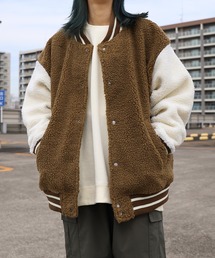 ZIP FIVE】ボアビッグオーバースタジャン/ブルゾンジャケットを使った