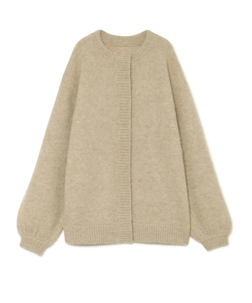 Stylevoice for xxx（スタイルヴォイスフォー）の「オーバーシルエットモヘアカーデ（カーディガン/ボレロ・レディース・グレー/ライトベージュ/グリーン・FREE）」の21枚目の写真