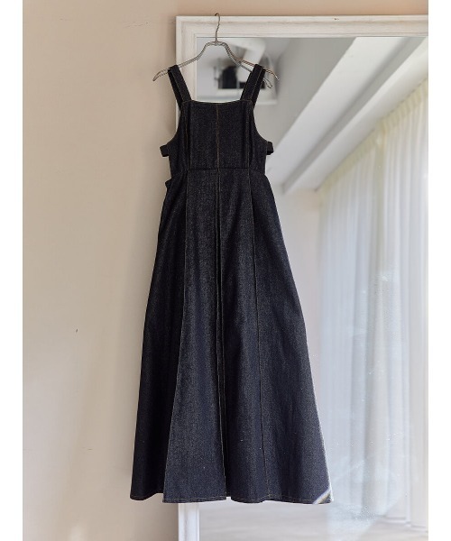 Ayla(アイラ)の「denim inverted pleats dress(ワンピース・レディース・ブラック・FREE)」の17枚目の写真