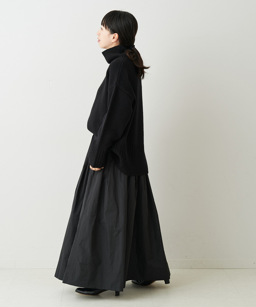 journal standard L'essage（ジャーナルスタンダードレサージュ）の「GOSPELタートルネック（ニット/セーター・レディース・チャコールグレー/ブラック/モスグリーン・FREE）」の10枚目の写真