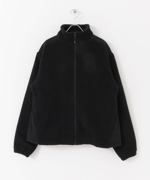 Uiscel（ユイセル）の「Uiscel　フリースルーズジップブルゾン（ブルゾン・メンズ・ライトベージュ/ブラック・MEDIUM/LARGE）」の9枚目の写真