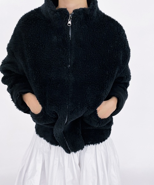 EDIT. FOR LULU（エディットフォールル）の「【TAVUS MILANO/タブス ミラノ】ボアリバーシブル ブルゾン（ブルゾン・レディース・ブラック・SMALL/MEDIUM）」の20枚目の写真