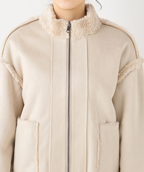 EDIT. FOR LULU（エディットフォールル）の「【TAVUS MILANO/タブス ミラノ】ボアリバーシブル ブルゾン（ブルゾン・レディース・ブラック・SMALL/MEDIUM）」の17枚目の写真