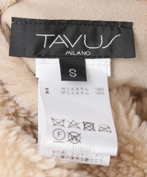 EDIT. FOR LULU（エディットフォールル）の「【TAVUS MILANO/タブス ミラノ】ボアリバーシブル ブルゾン（ブルゾン・レディース・ブラック・SMALL/MEDIUM）」の22枚目の写真