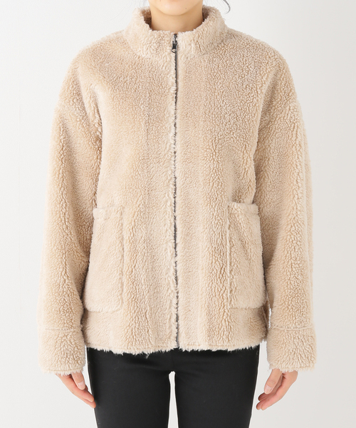 EDIT. FOR LULU（エディットフォールル）の「【TAVUS MILANO/タブス ミラノ】ボアリバーシブル ブルゾン（ブルゾン・レディース・ブラック・SMALL/MEDIUM）」の8枚目の写真