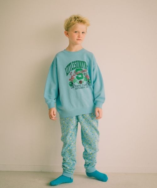 LOWRYS FARM（ローリーズファーム）の「ＬＳＢピグメントプリントプルオーバー　172965（スウェット・キッズ・ブルー/ブラック/ピンク・110cm/130cm/150cm）」の5枚目の写真