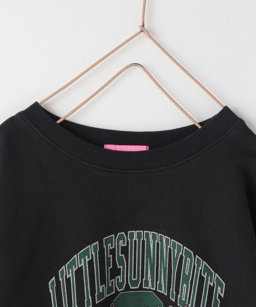 LOWRYS FARM（ローリーズファーム）の「ＬＳＢピグメントプリントプルオーバー　172965（スウェット・キッズ・ブルー/ブラック/ピンク・110cm/130cm/150cm）」の8枚目の写真