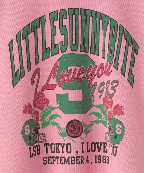 LOWRYS FARM（ローリーズファーム）の「ＬＳＢピグメントプリントプルオーバー　172965（スウェット・キッズ・ブルー/ブラック/ピンク・110cm/130cm/150cm）」の16枚目の写真