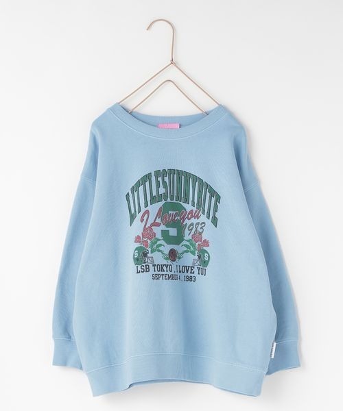 LOWRYS FARM（ローリーズファーム）の「ＬＳＢピグメントプリントプルオーバー　172965（スウェット・キッズ・ブルー/ブラック/ピンク・110cm/130cm/150cm）」の17枚目の写真