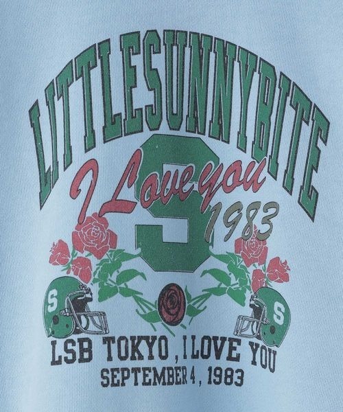 LOWRYS FARM（ローリーズファーム）の「ＬＳＢピグメントプリントプルオーバー　172965（スウェット・キッズ・ブルー/ブラック/ピンク・110cm/130cm/150cm）」の18枚目の写真