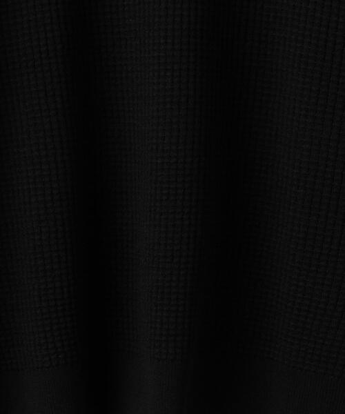 BEAUTY&YOUTH UNITED ARROWS（ビューティーアンドユースユナイテッドアローズ）の「ワッフル モックネック ニット（ニット/セーター・メンズ・ブラック/ベージュ/ダークグレー・S/M/L/XL）」の9枚目の写真