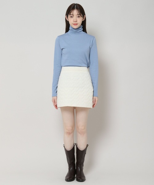 ALAND（エーランド）の「3.3 Field Trip／キルティングミニスカート 2180717（スカート・レディース・アイボリー/ブラック・FREE）」の9枚目の写真