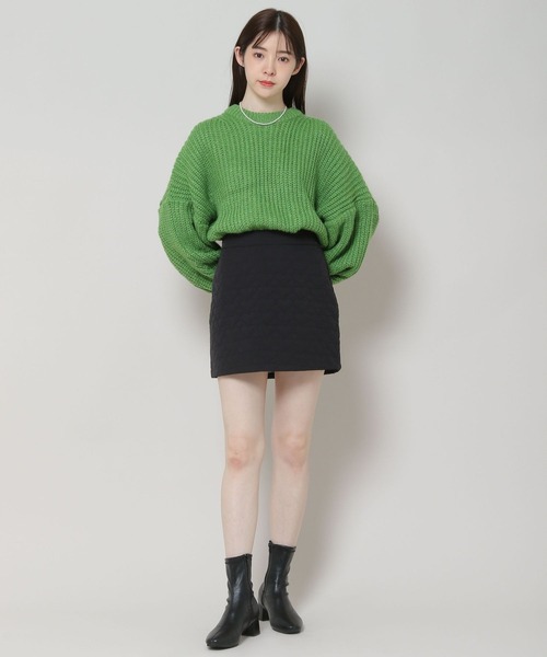 ALAND（エーランド）の「3.3 Field Trip／キルティングミニスカート 2180717（スカート・レディース・アイボリー/ブラック・FREE）」の11枚目の写真