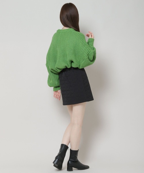 ALAND（エーランド）の「3.3 Field Trip／キルティングミニスカート 2180717（スカート・レディース・アイボリー/ブラック・FREE）」の13枚目の写真