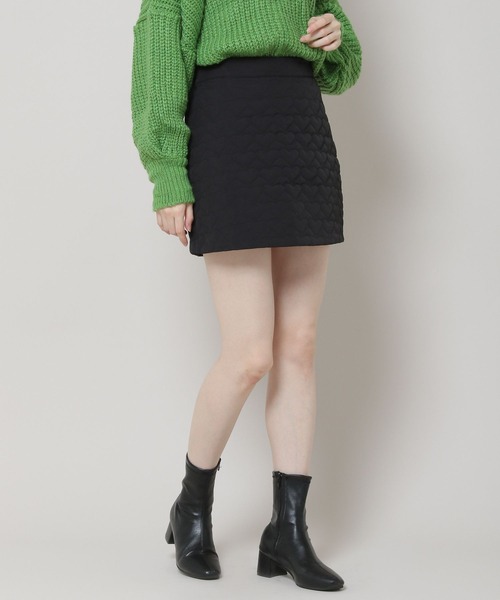 ALAND（エーランド）の「3.3 Field Trip／キルティングミニスカート 2180717（スカート・レディース・アイボリー/ブラック・FREE）」の16枚目の写真