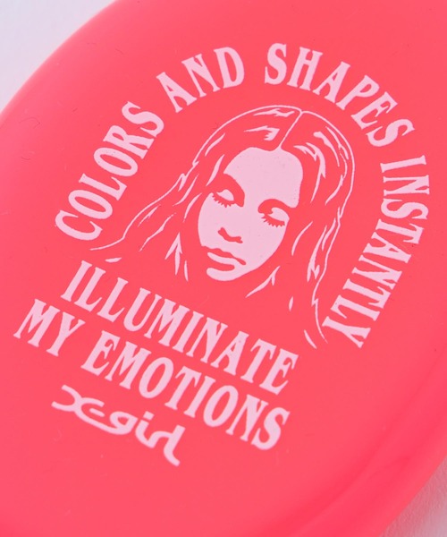 X-girl(エックスガール)の「ARCH & FACE LOGO COIN CASE(コインケース・レディース・ブルー/ブラック/ピンク・ONE SIZE)」の7枚目の写真