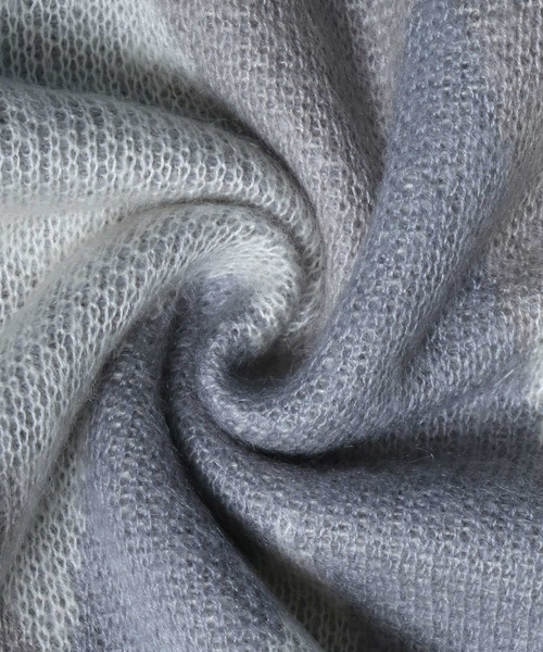 ANPAS（アンパス）の「Total Pattern Jacquard Mohair Touch Shaggy Knit Pullover/総柄 ニット ジャガード モヘアタッチ シャギーニット プルオーバー（ニット/セーター・メンズ・ブラック系その他/ホワイト系その他/ブルー系その他・M/L）」の13枚目の写真