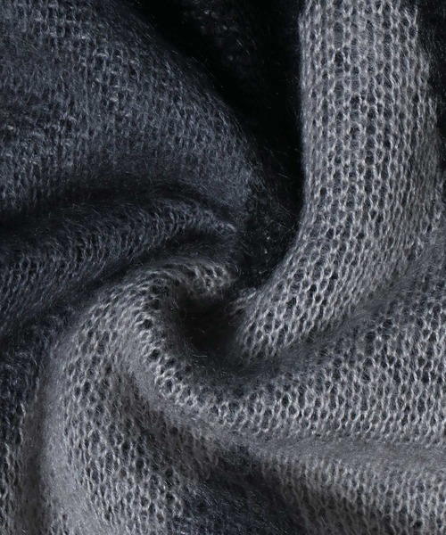 ANPAS（アンパス）の「Total Pattern Jacquard Mohair Touch Shaggy Knit Pullover/総柄 ニット ジャガード モヘアタッチ シャギーニット プルオーバー（ニット/セーター・メンズ・ブラック系その他/ホワイト系その他/ブルー系その他・M/L）」の14枚目の写真