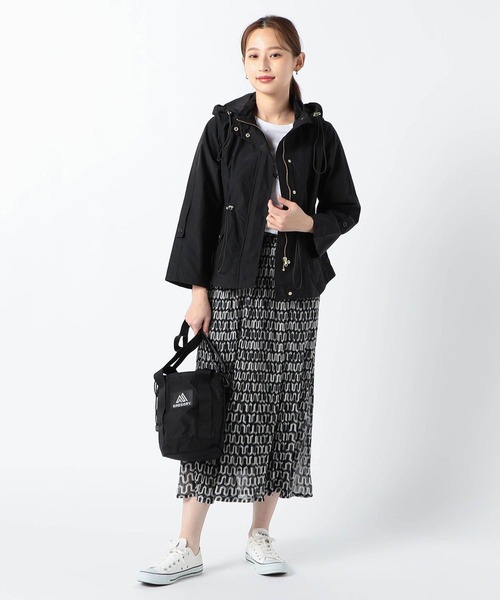 Grand PARK（グランドパーク）の「撥水 綿ナイロンブルゾン（ブルゾン・レディース・モカ/ブラック/ライトベージュ/カーキ・FREE）」の9枚目の写真