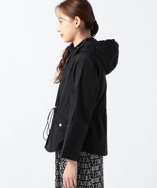 Grand PARK（グランドパーク）の「撥水 綿ナイロンブルゾン（ブルゾン・レディース・モカ/ブラック/ライトベージュ/カーキ・FREE）」の13枚目の写真