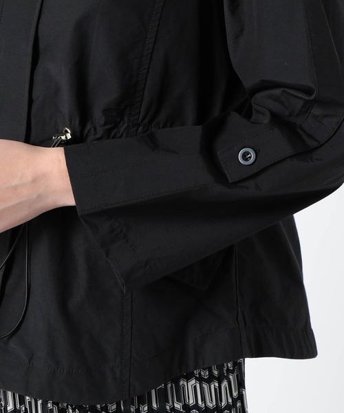 Grand PARK（グランドパーク）の「撥水 綿ナイロンブルゾン（ブルゾン・レディース・モカ/ブラック/ライトベージュ/カーキ・FREE）」の17枚目の写真